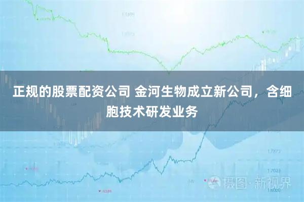 正规的股票配资公司 金河生物成立新公司，含细胞技术研发业务
